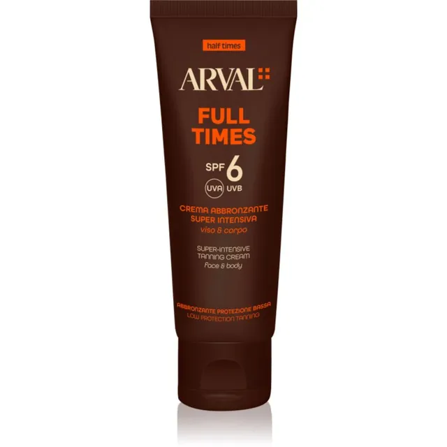 Arval Half Times Super-Intensive Tanning Cream Päikesekaitsekreem sügavaks päevituseks 150 ml