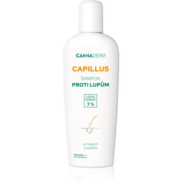 Cannaderm Capillus Anti-Dandruff Shampoo Kõõmavastane šampoon kanepiõliga 150 ml