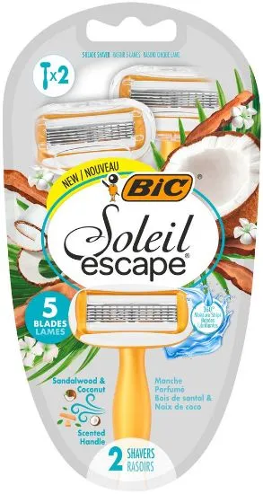 Bic raseerija Soleil Escape 5 sandlipuu-kookose 2tk