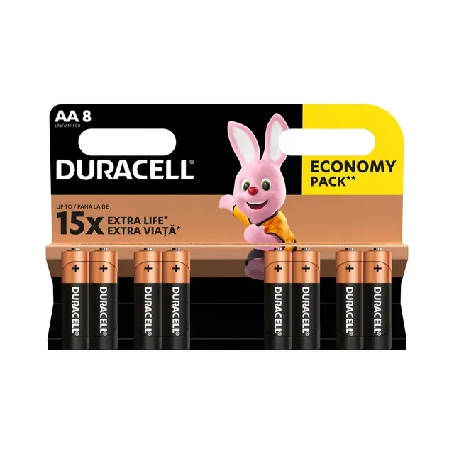 Patareid Basic AA, DURACELL, 8 tk
