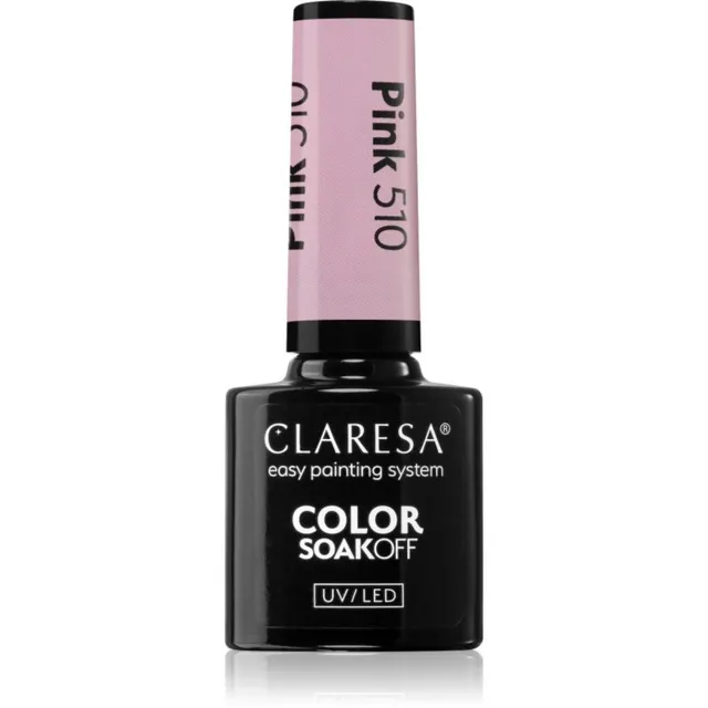 Claresa SoakOff UV/LED Color Fun Fair Geelküünelakk varjund Pink 510 5 g