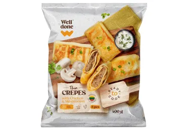 Külm.pannk.kana-seentega WELL DONE, 400g