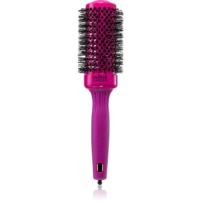 Olivia Garden Expert Shine Hot Pink Föönihari pikkadele juustele 45 mm 1 tk