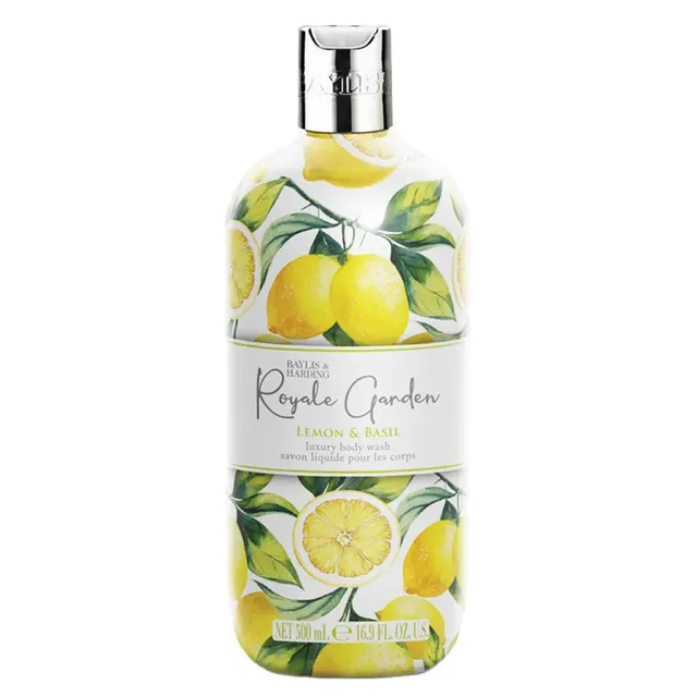 BAYLIS & HARDING Royale Garden Lemon & Basil Body Wash 500ml