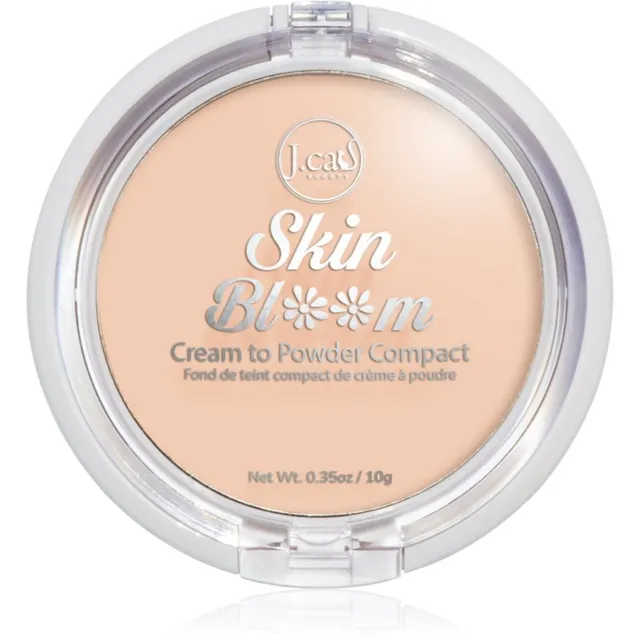 J.Cat Beauty Skin Bloom Kompaktne jumestuskreem täielikuks katvuseks varjund 103 Warm Bisque 7.5 g