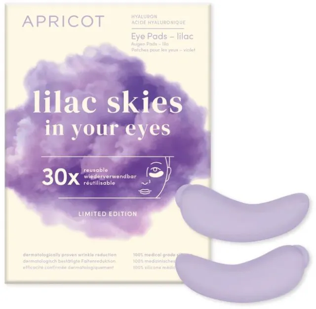 Apricot Lilac Skies Hyalron Eye Pads Reusable 30x