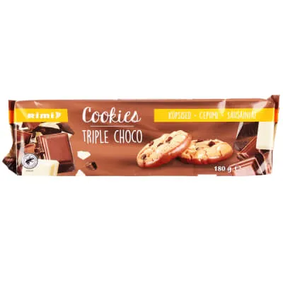Küpsised kolme šokolaadi Rimi 180g