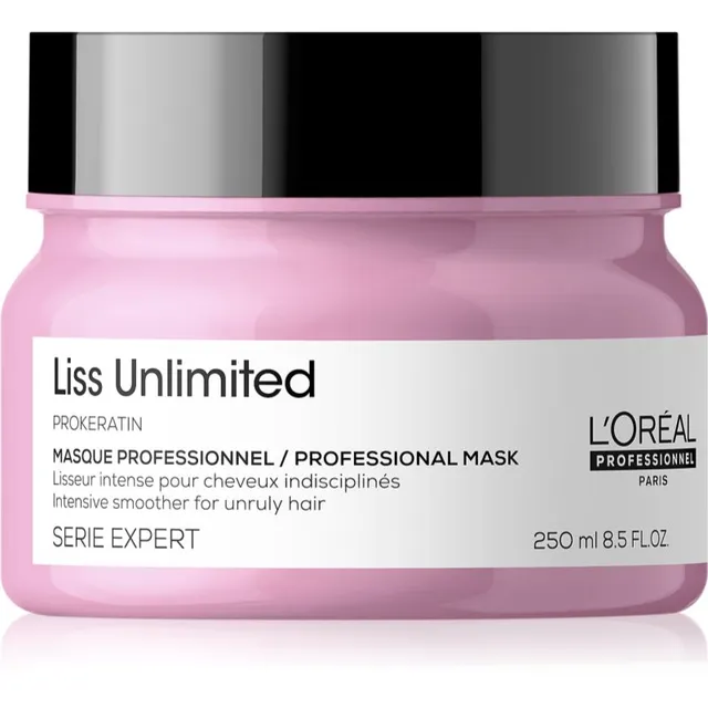 L’Oréal Professionnel Serie Expert Liss Unlimited Silendav mask ohjeldamatutele juustele 250 ml