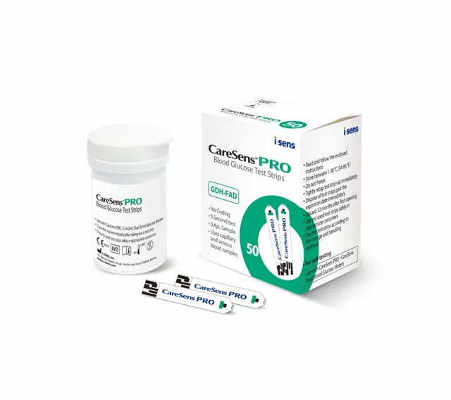 Caresens Pro veresuhkru testribad glükomeetrile N50