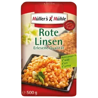 Kiirkeedu punane lääts, MÜLLERS MÜHLE, 500 g