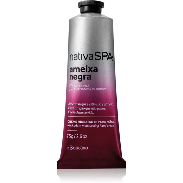 oBoticário Nativa SPA Black Plum Kätekreem 75 g