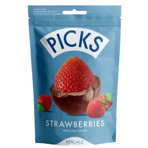 Pergale Picks Maasikas piimashok. 90g