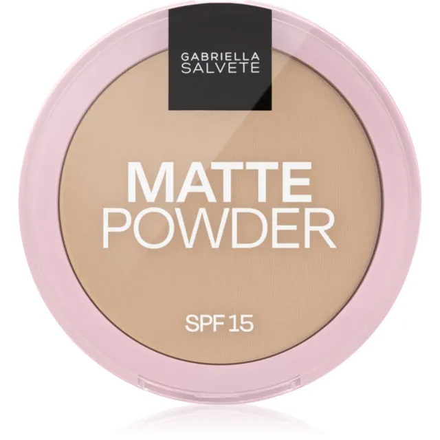 Gabriella Salvete Matte Powder Matistav puuder SPF 15 varjund 01 8 g