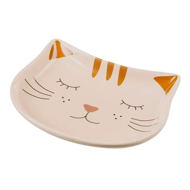 Basic CatFace keraamiline kassikauss beež