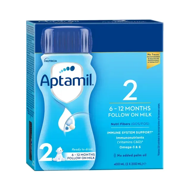 Valmis piimasegu Aptamil nr2 6+, APTAMIL, 2x200 ml