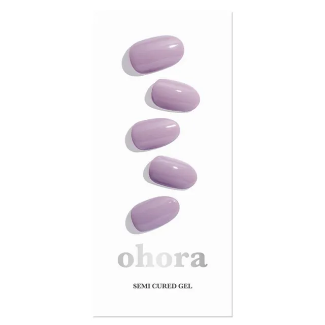 OHORA Semi Cured Gel Nail Strips N Blueberry Jam 30pcs
