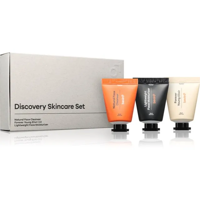 Beviro Skincare Discovery Set komplekt laitmatu naha saavutamiseks meestele