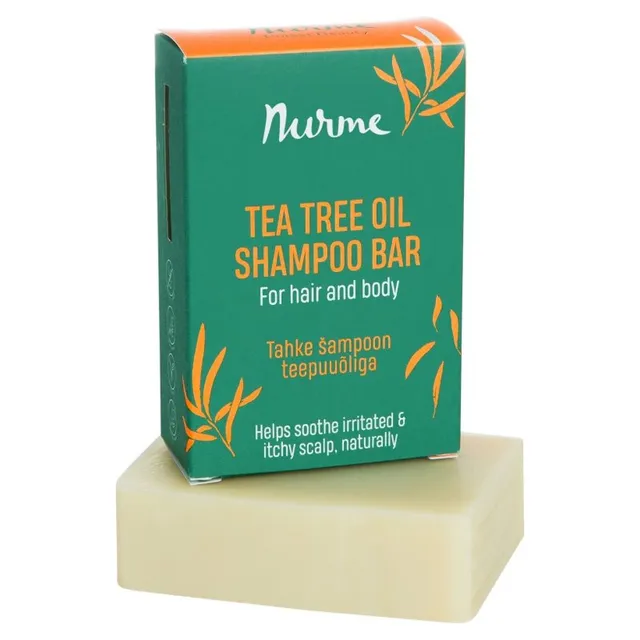 NURME Tea Tree Oil Shampoo Bar 100g