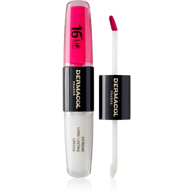 Dermacol 16H Lip Colour Kauapüsiv huulepulk ja huuleläige varjund 38 2x4 ml