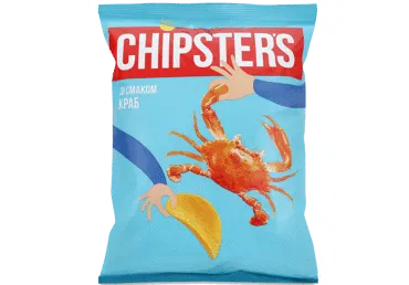 Kartukrõpsud krabimaits.Chipsters 120g