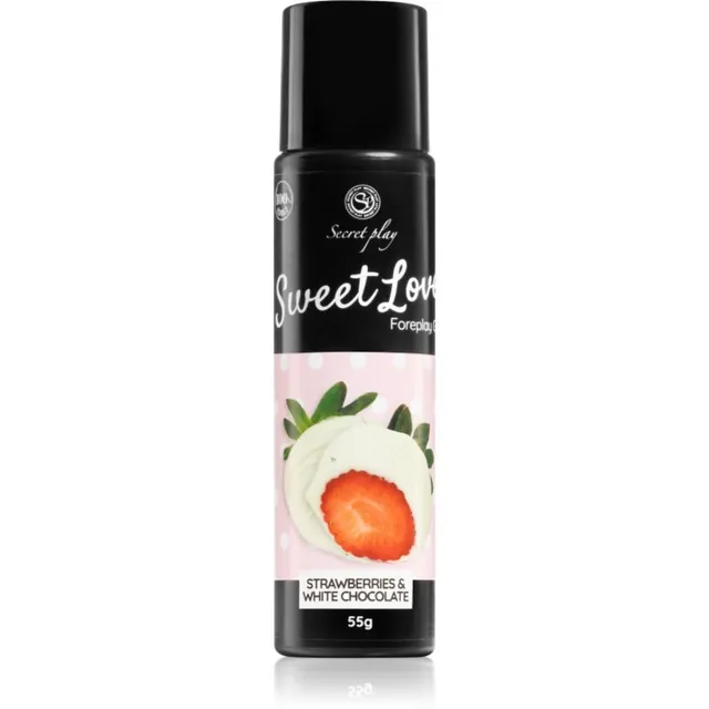 Secret play Sweet Love määrdegeel maitsega Strawberry and White Chocolate 55 g