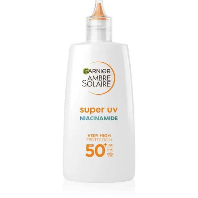 Garnier Ambre Solaire Super UV Niacinamide Kerge kaitsev vedelik nahadefektide hoolduseks SPF 50+ 40 ml