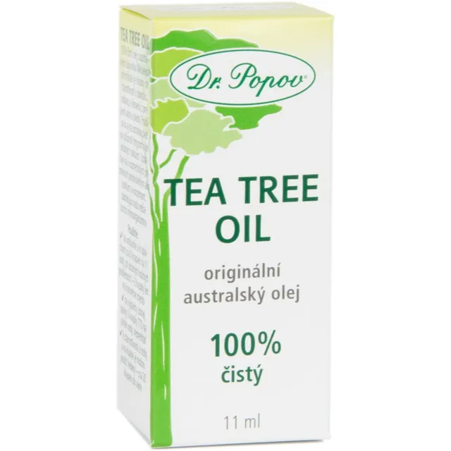 Dr. Popov Tea Tree Oil 100 % Külmpressitud teepuuõli antiseptilise toimega 11 ml