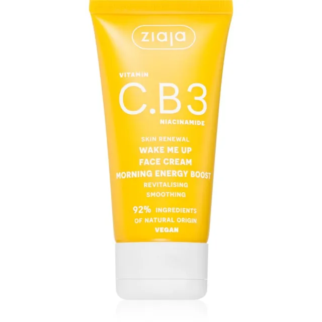 Ziaja Vitamin C.B3 Niacinamide Energiat andev päevakreem viivitamatuks äratamiseks 50 ml