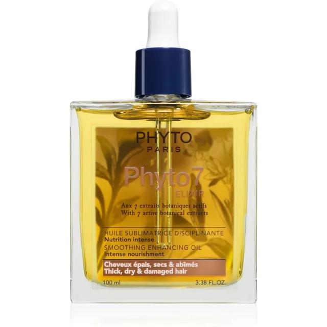 Phyto 7 Elixir Smoothing Enhancing Oil Õli kuivadele, stressis juustele 100 ml
