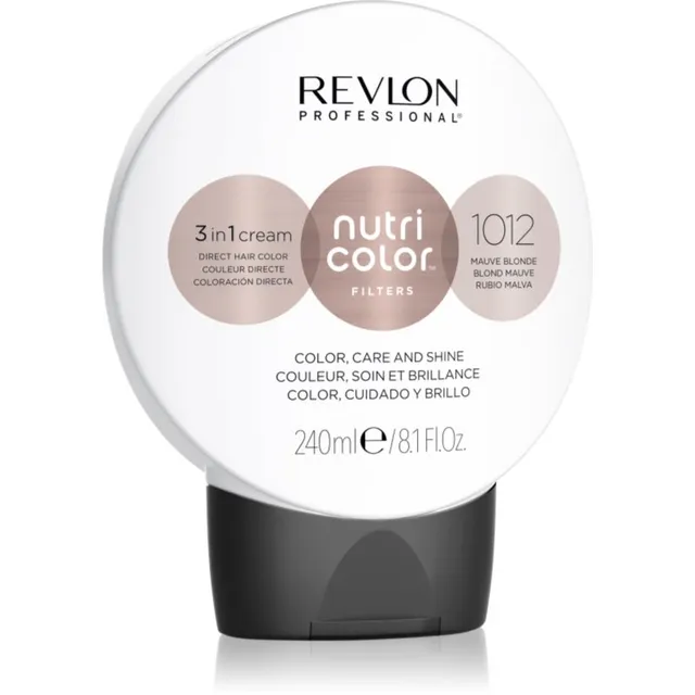Revlon Professional Nutri Color Filters Metal-Ice Toitev ja tooniv mask professionaalseks kasutamiseks 240 ml