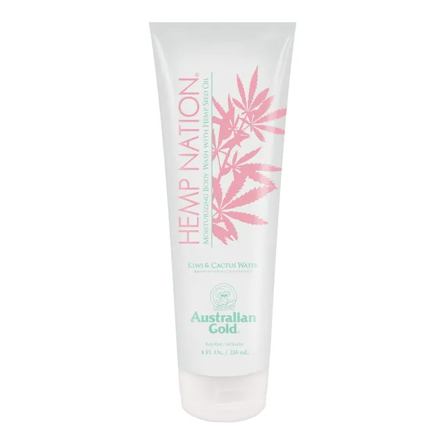 AUSTRALIAN GOLD Hemp Nation Kiwi & Cactus Water Body Wash 235ml