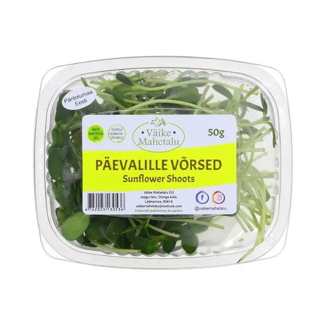 Päevalille võrsed, VÄIKE MAHETALU, 50 g