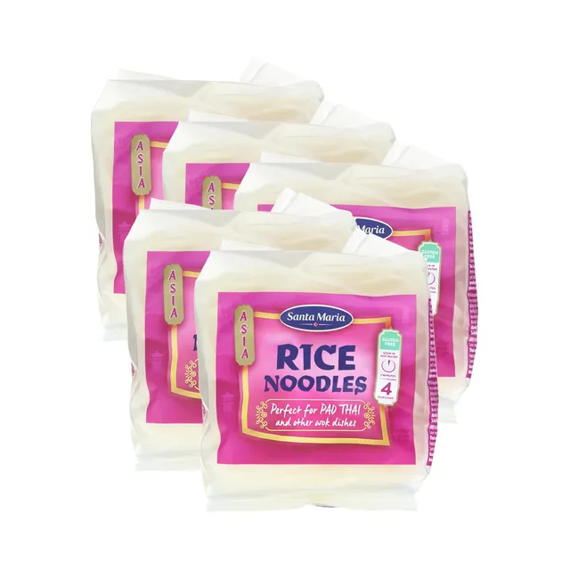 HULGI Riisinuudlid 5tk, SANTA MARIA, 5 x 180g