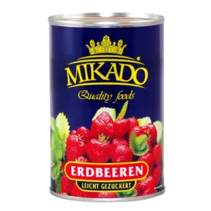 Mikado maasikad 410g kerges siirupis