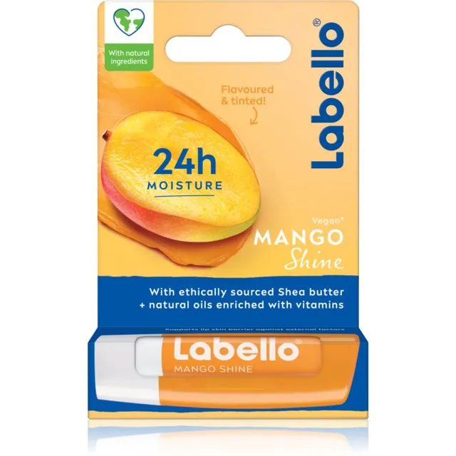 Labello Mango Shine Toonitud huulepalsam 4.8 g