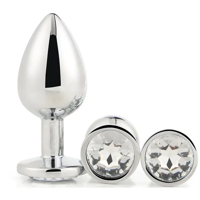 Dream Toys Gleaming Love Silver Plug Set anaaltappide komplekt Silver Plug Set