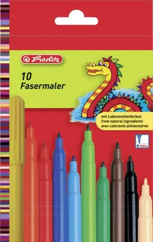 Viltpliiats 10 värvi Herlitz