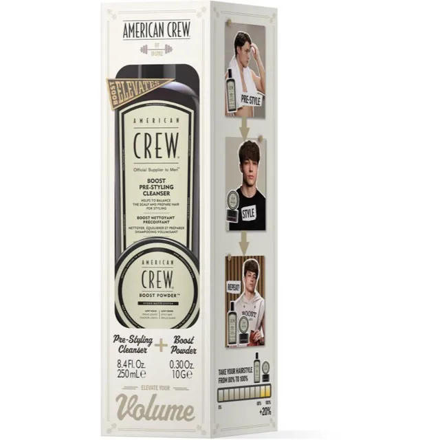 American Crew Boost Duo - Giftset Kinkekomplekt juustele meestele