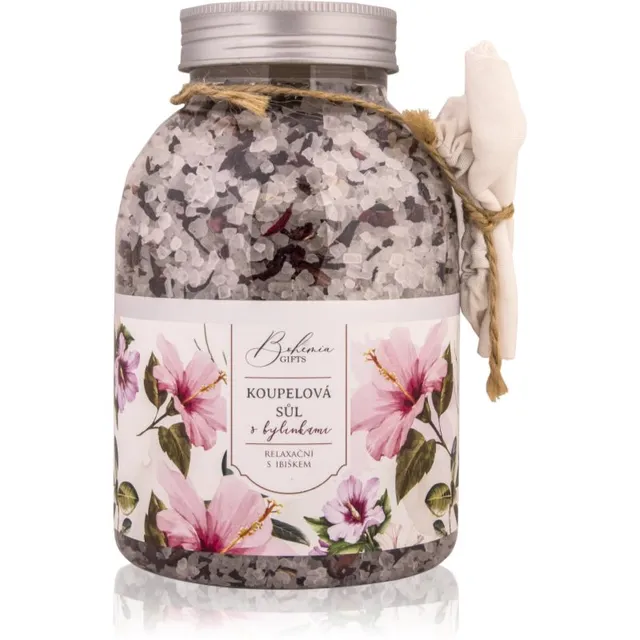 Bohemia Gifts Bohemia Natur Lõõgastav vannisool hibiskusega 1200 g