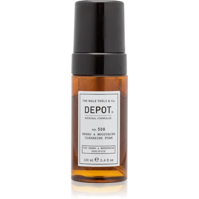 DEPOT 500 BEARD & MOUSTACHE SPECIFICS NO. 508 BEARD & MOUSTACHE CLEANSING FOAM Puhastav vaht habemele 100 ml