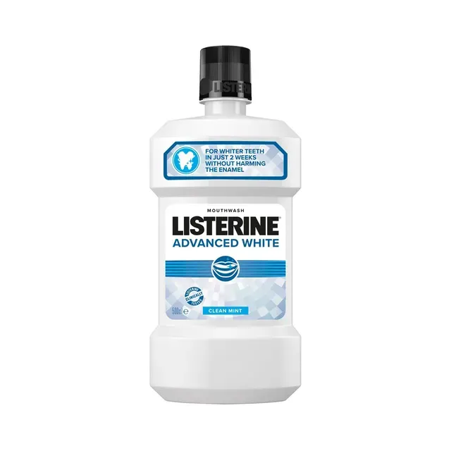 Suuvesi Advanced White Mild Taste, LISTERINE, 500 ml