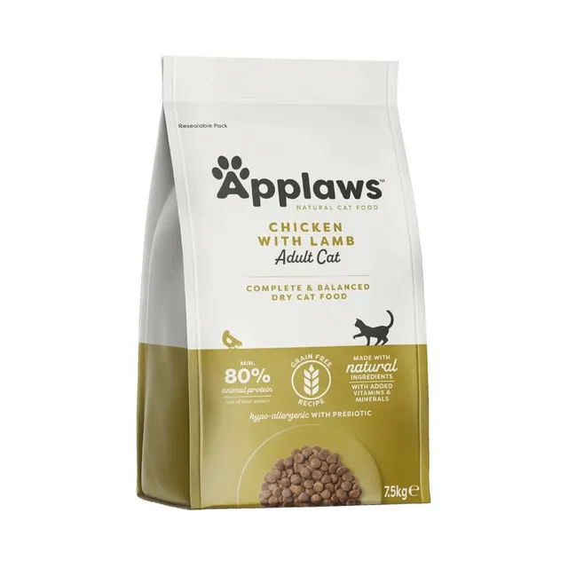 Applaws kassi kuivtoit, kana/lammas, 7,5 kg