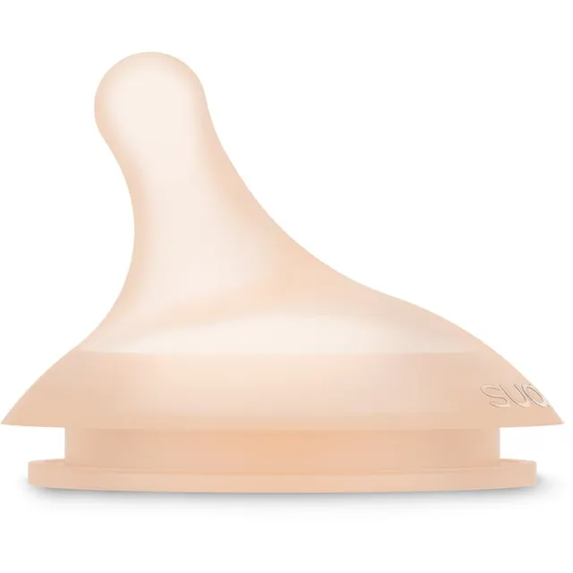 Suavinex Zero Zero Bottle Teat Beebipudeli lutti A Adaptable Flow 2 tk
