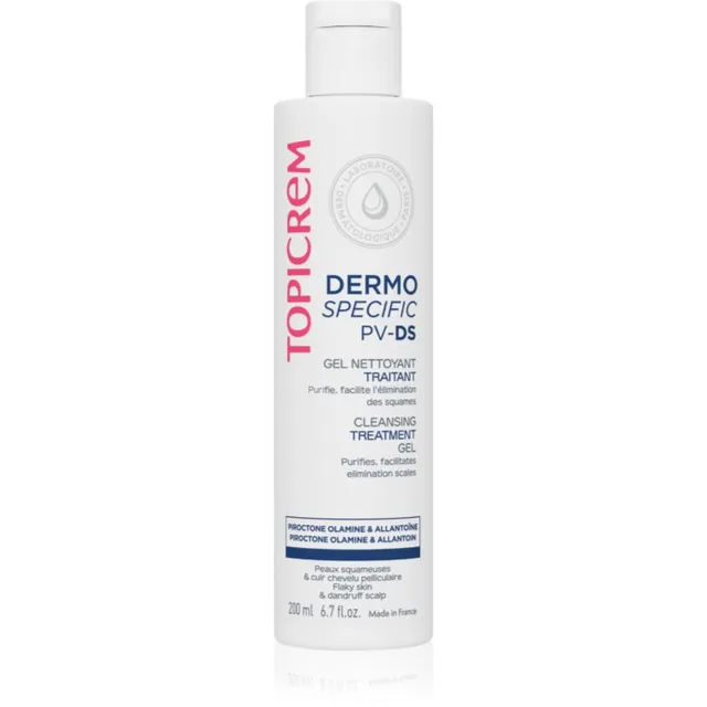 Topicrem PV/DS Cleansing Gel Dušigeel kehale ja peanahale 200 ml