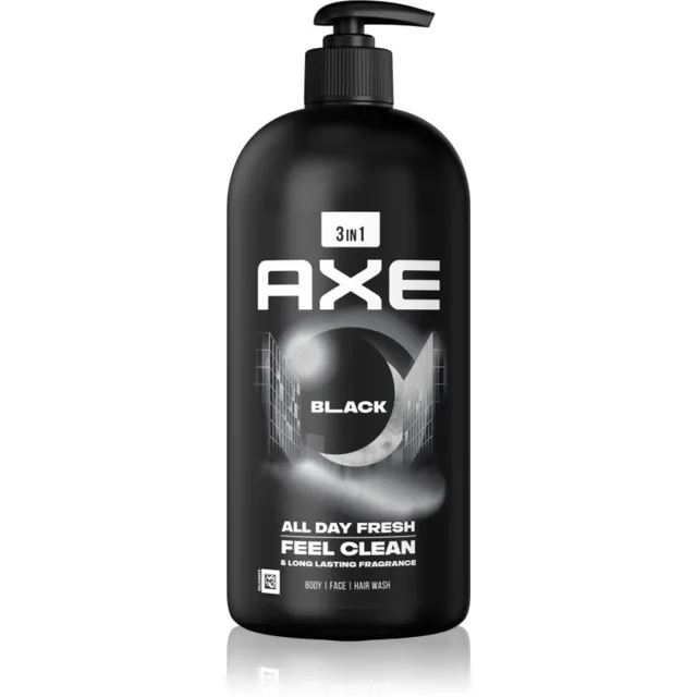 Axe Black Dušigeel näole, kehale ja juustele 900 ml