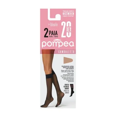 N.põlv.Pompea Ideale 20 polvere dora 2pr