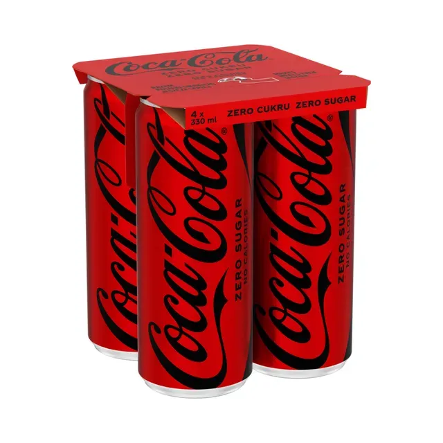 Karastusjook Coca-Cola Zero 4-pakk, COCA-COLA ZERO, 1 tk