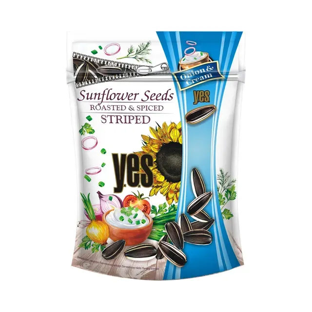 Päevalilleseemned koore-sibulamaitselised, YES, 150 g