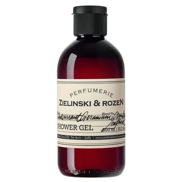 ZIELINSKI & ROZEN Blackcurrant, Gernium, Amber, Leather Shower Gel 300ml