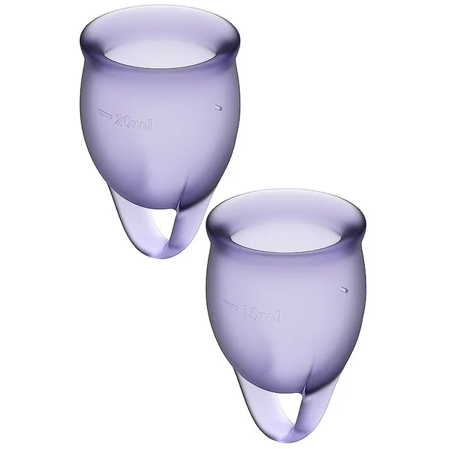 Satisfyer Feel Confident Menstrual Cup Menstruaalanum Purple